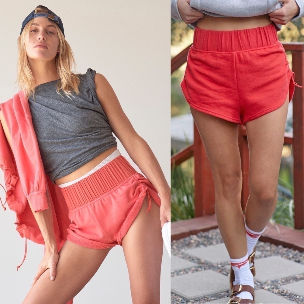 NWT FREE PEOPLE Movement Shorts‎ Athletic Running High Rise Workout Knit Lounge